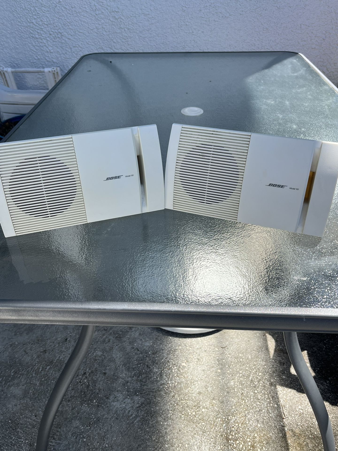 Pair Bose Model 100 Indoor/Outdoor Speakers