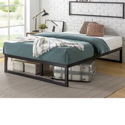 ZINUS Abel Metal Platform Bed Frame / Mattress Foundation with Steel Slat Support / No Box Spring Needed / Easy Assembly, Full