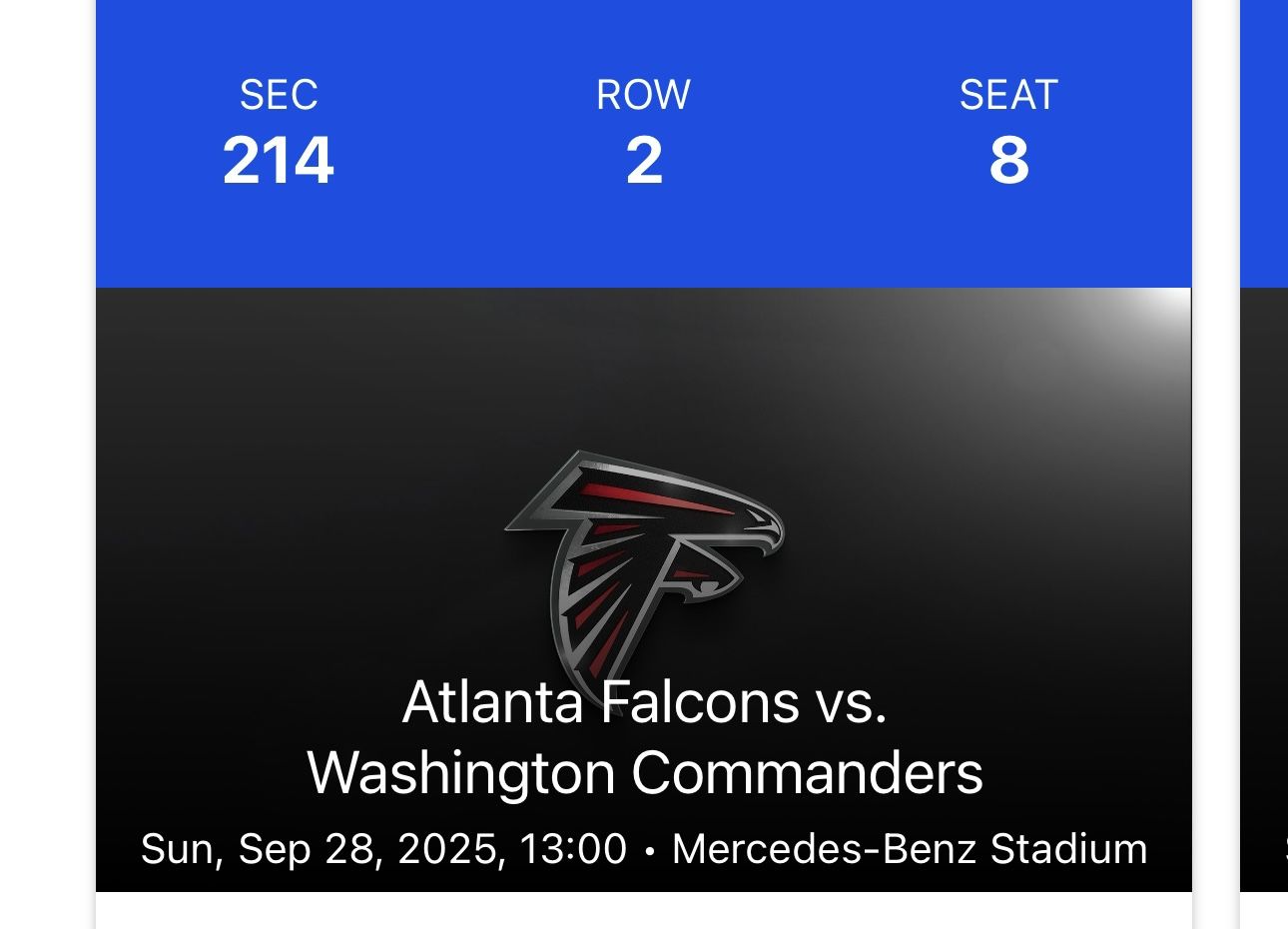Atlanta Falcons Game