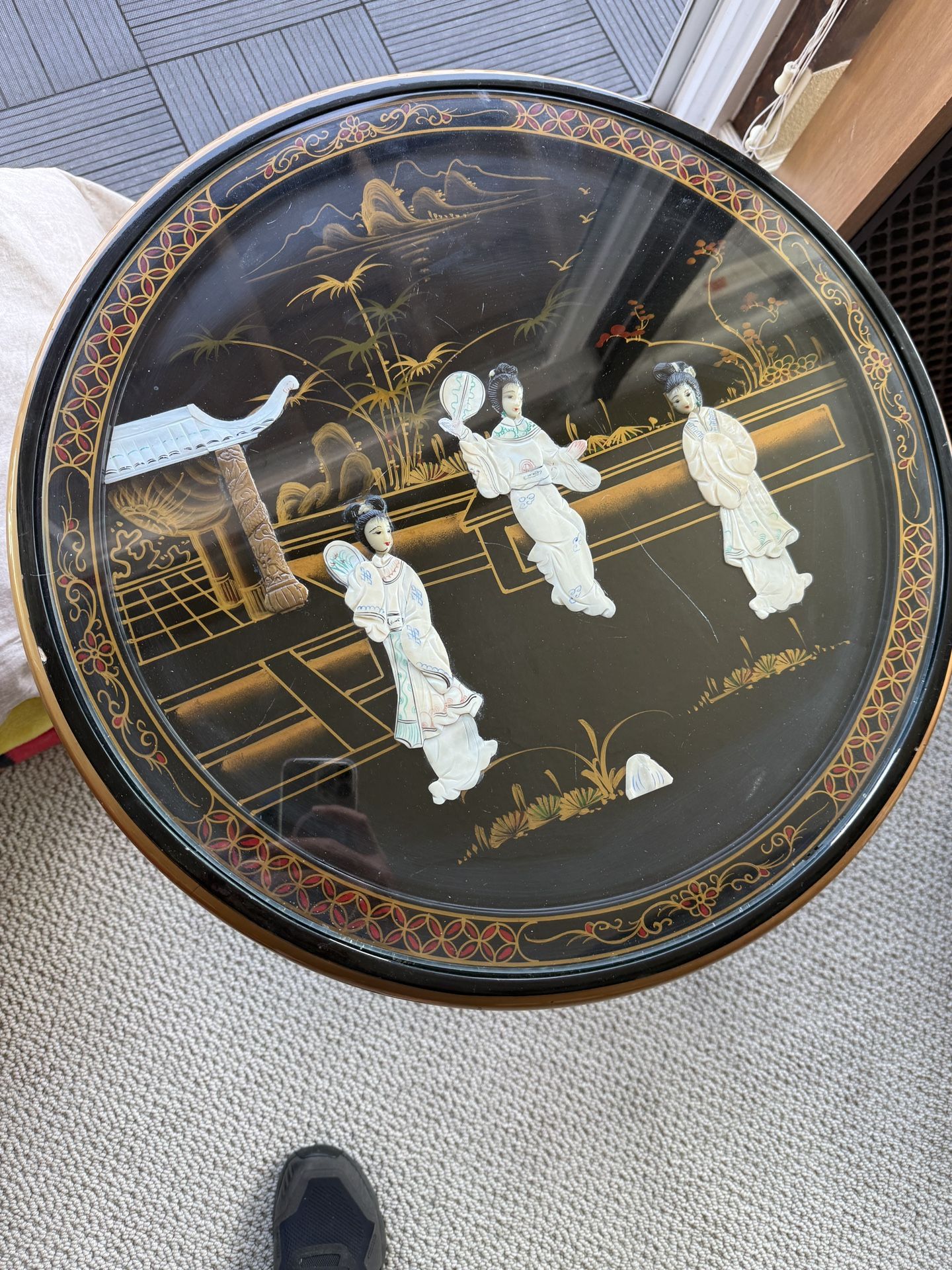 Chinese black lacquer Coffee Table