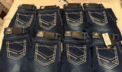 Kids 8,10,12,14 boot cut jeans