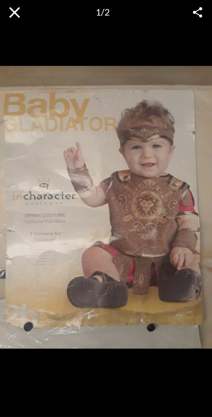 Baby Gladiator costume.