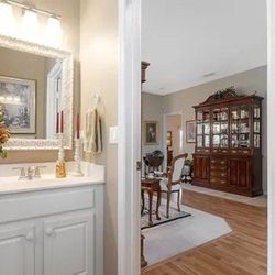 Pennsylvania House Large Cherry China Display Cabinet