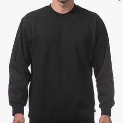 Pro Club Black CrewNeck 13oz