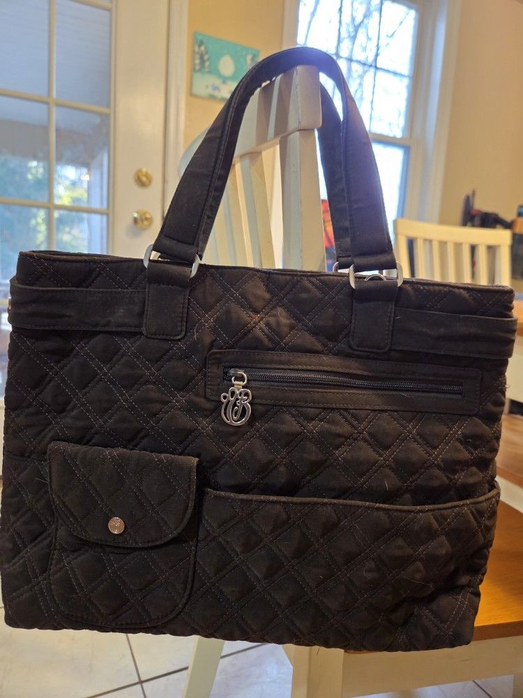 VERA BRADLEY QUILTED TOTE LIKE NEW