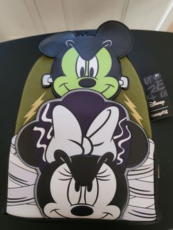 Loungefly Disney Mickey & Minnie Halloween Mini Backpack