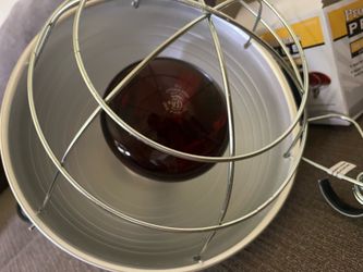 Red Heat Bulbs & Lamp