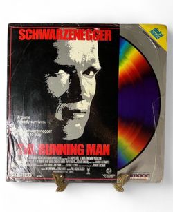 The Running Man LaserDisc Schwarzenegger Image Entertainment Laser Videodisc