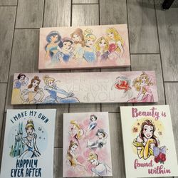 Disney Princess Wall Art 