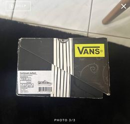 Vans Nightmare Before Christmas Authentic Comfycush Size 13
