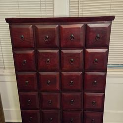 Vintage Apothecary 20 Drawer Cabinet