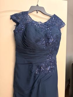 Navy blue formal dress