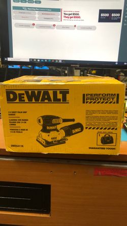 DeWalt DWE6411K 1/4 Sheet Palm Grip Sander