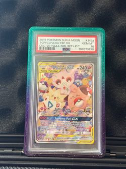 PSA 10 2019 Pokemon Sun Moon Cosmic Eclipse Cleffa Igglybuff Togepi Tag GX #143A