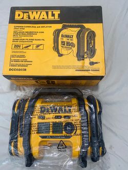 DEWALT  20V MAX CORDLESS AIR INFLATOR  TO TOOL ONLY BATTERY NOT INCLUDED NEW IN BOX $100 FIRM