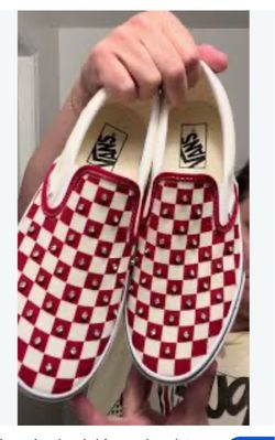 Limited edition VANS Classic Slip-On Checkerboard Rhinestone