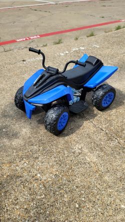 Kids ATV Car Ride on toy electric powered BLUE
