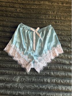Silky pajama lingerie shorts
