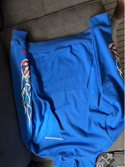 Chrome hearts hoodie size xl blue