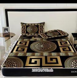 Five piece queen, bed set