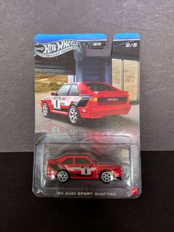 Hot Wheels Silver Series Red '84 Audi Sport Quattro