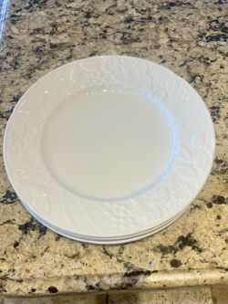Mikasa English Countryside White Dinner Plates 11”