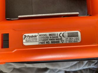 Paslode finishing nailer