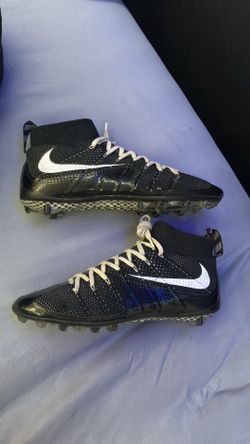 Nike Vapor Untouchable 2.0 black & blue football cleats