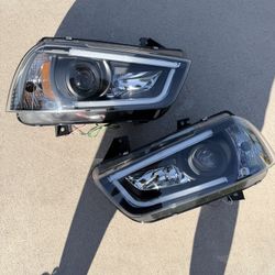 Charger LED DRL Projector Headlights