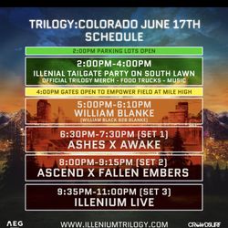 Trilogy Illenium Floor Ticket