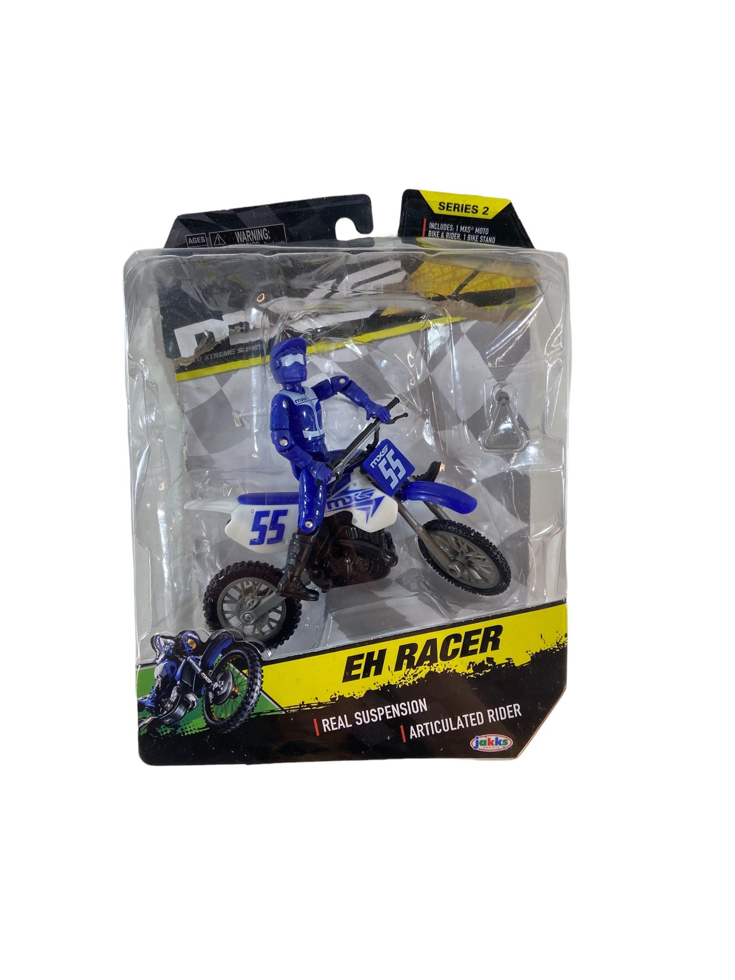 MXS Motocross Bike Toys Moto Extreme Sports, Bike & Rider Series 2 Tough Dirt#55