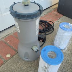 Above Ground Pool Filter Pump with Cartridges