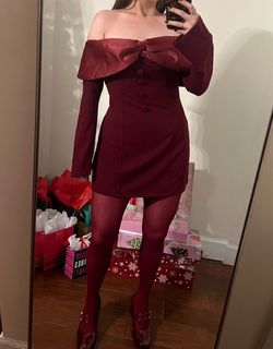 Burgundy Dress