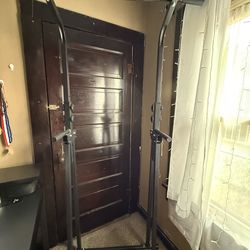 Foldable Pull Up Bar Free Standing Multi-function Power Tower Dip Bar