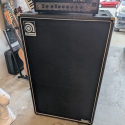 Ampeg SVT-7 Pro and Ampeg 6x10 Cabinet