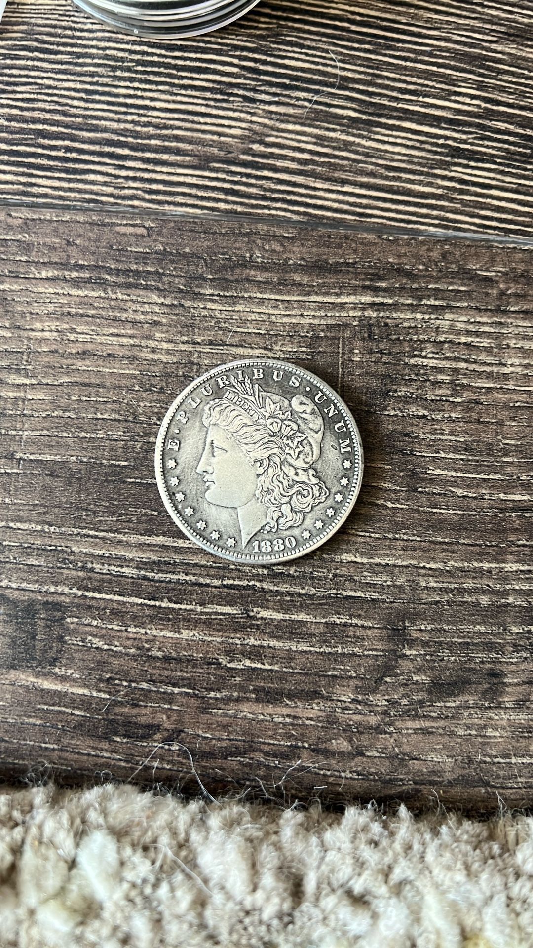 Circulated 1880 Morgan Silver Dollar