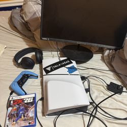 Ps5 Disc With Monitor And Headset 
