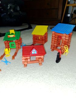 Bloques de madera de construcción
