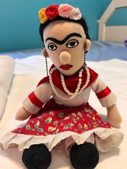 Frida Kahlo plush doll
