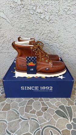 WORK BOOTS THOROGOOD SOFT TOE SIZE 8 WIDE MENS
