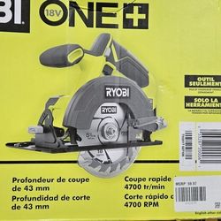 New 18V Ryobi 5-1/2" Circular Saw