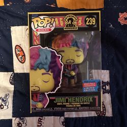 Jimi Hendrix Blacklight Funko