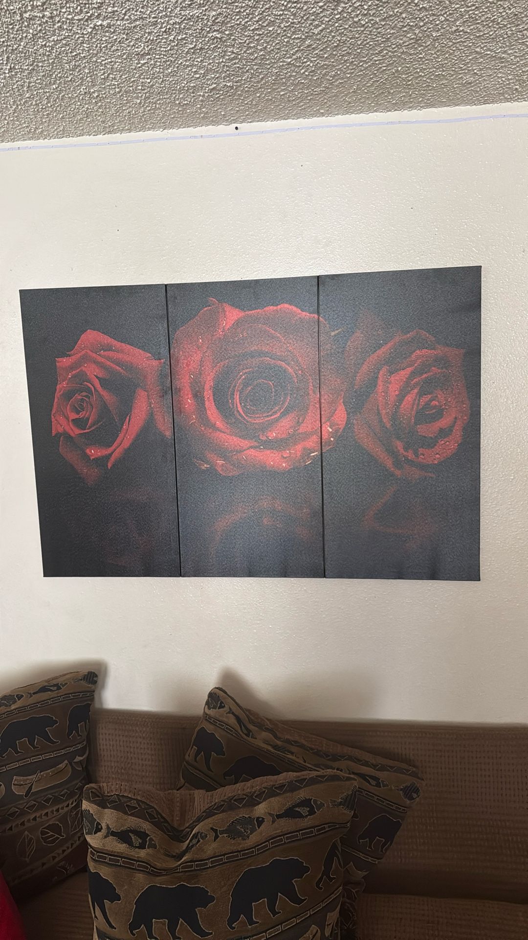 Red Rose Wall Art