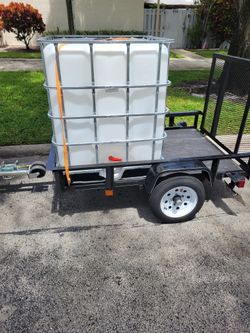 UTILITY TRAILER WITH RAMP 4X6 