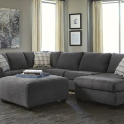Ambee 3-Piece Sectional with Chaise ASH 

