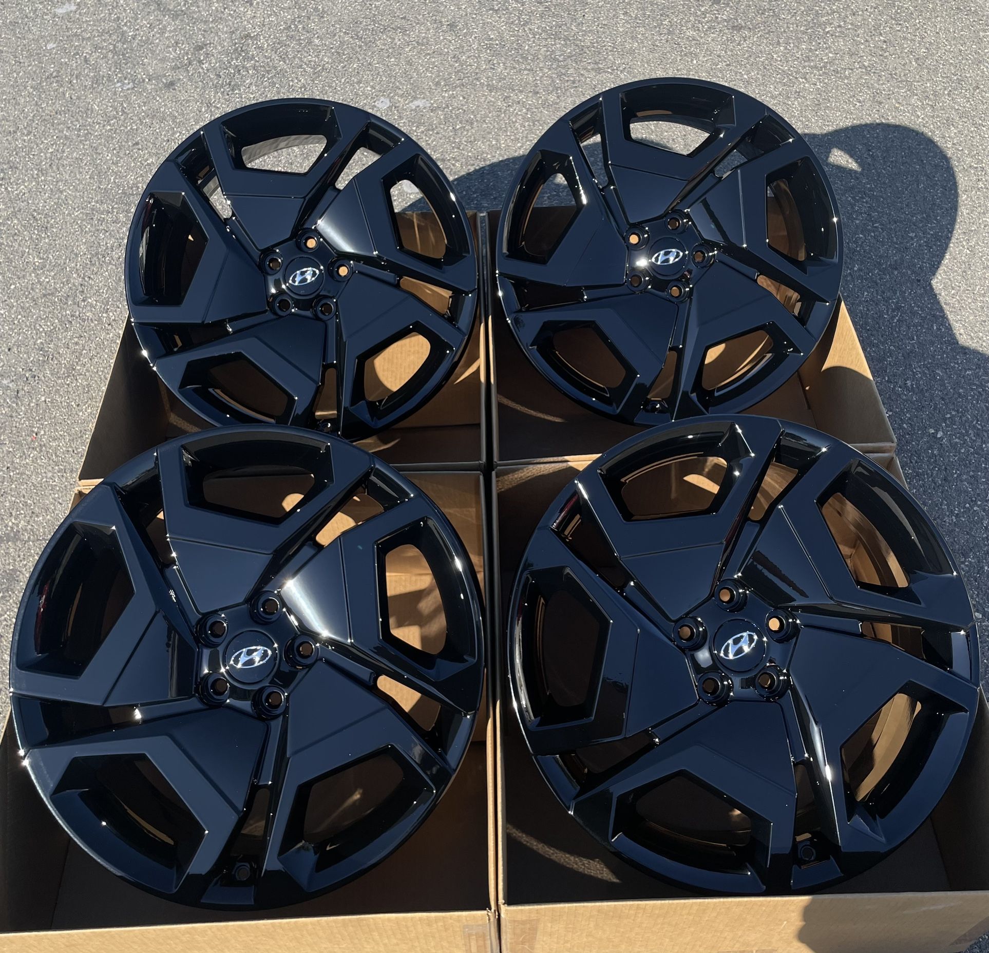 20” Hyundai Palisade Factory Wheels Gloss Black