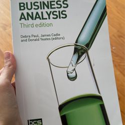 Business Analysis Third Edition