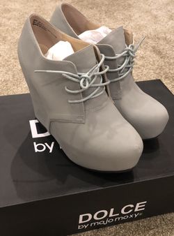 New Dolce Mojomoxy Tasha Dress/Casual Wedges Size 8M