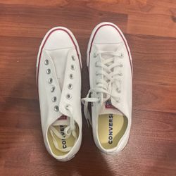 White Low Top Converse 