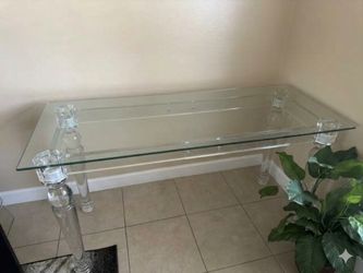 Tempered Glass Console / Dinning Room Table